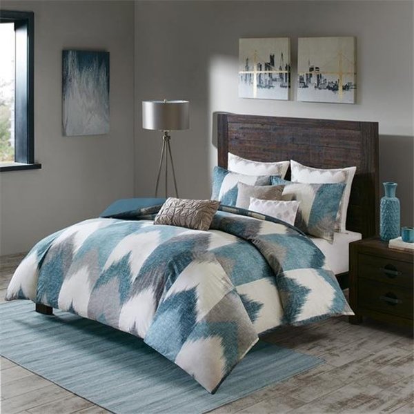 Ink Plus Ivy Kids INK Plus IVY II12-784 Alpine Duvet Cover Mini Set - Aqua; King & California King Size II12-784